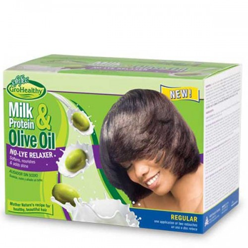 Sofn Free Milk & Olive No-Lye Relaxer Kit -  Regular